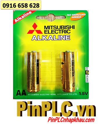 Mitsubishi LR6 _Pin tiểu AA 1.5v Alkaline Mitsubishi LR6 MN1500 chính hãng (Loại vỉ 2viên)